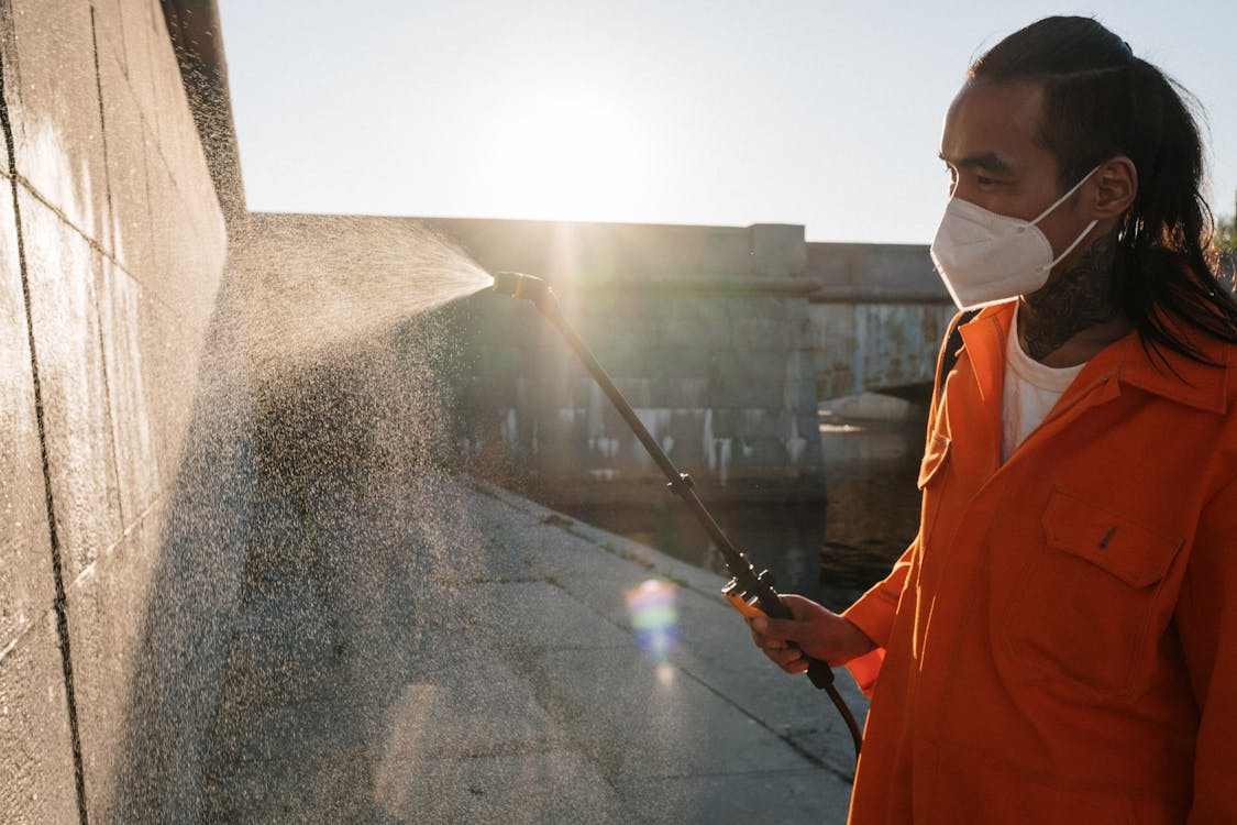 Exterior Building Pressure Washing in Sydney