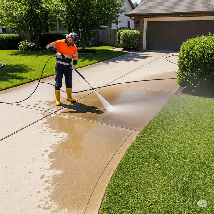 Residential Driveway Pressure Cleaning in Sydney