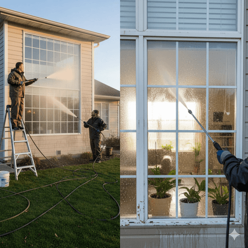 Home Window Pressure Washing in Sydney